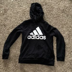 black adidas hoodie